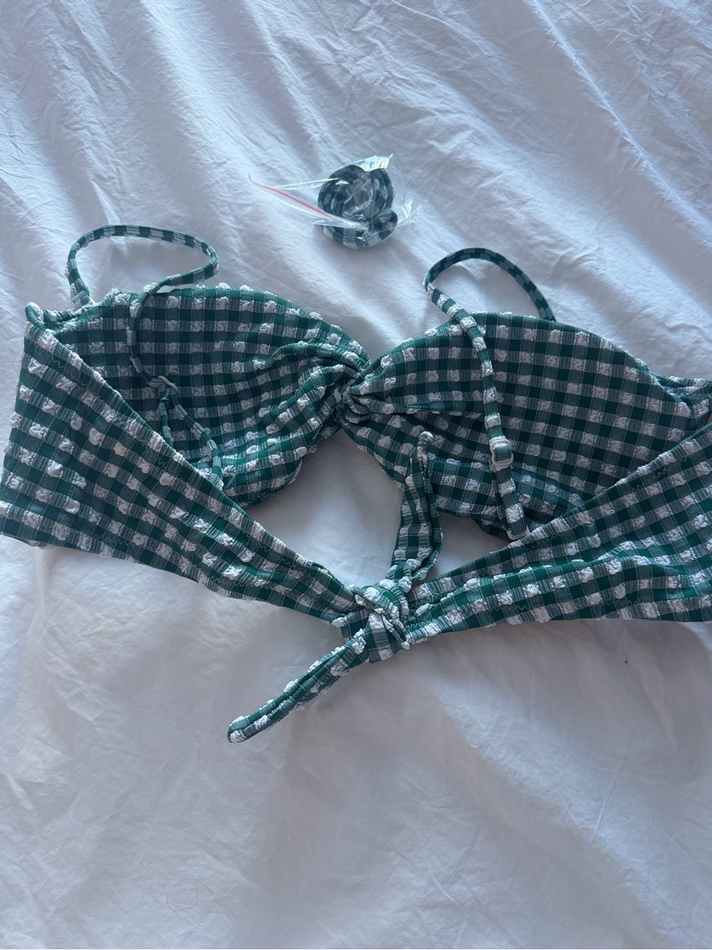 Jcrew Gingham Bikini Never worn!! - Picture 3 of 5